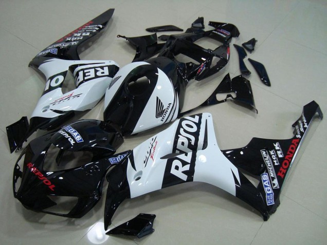 Buy 2006-2007 Black White Repsol Honda CBR1000RR Motorcycle Replacement Fairings Buy 2006-2007 Black White Repsol Honda CBR1000RR Motorcycle Replacement Fairings