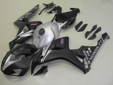 Buy 2006-2007 Matte Black Silver Honda CBR1000RR Motorcycle Fairing Kit