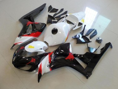 Buy 2006-2007 White Black with No Sticker Honda CBR1000RR Bike Fairing Kit