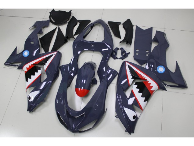 Buy 2006-2007 Grey Shark Kawasaki ZX10R Replacement Fairings Buy 2006-2007 Grey Shark Kawasaki ZX10R Replacement Fairings