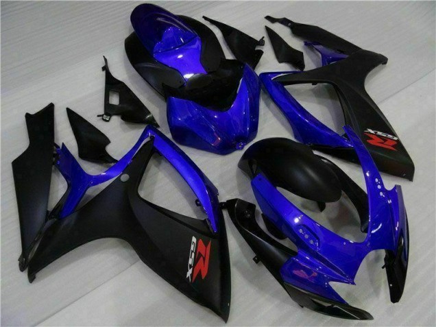 Buy 2006-2007 Blue Black Suzuki GSXR 600/750 Motorbike Fairing Kits
