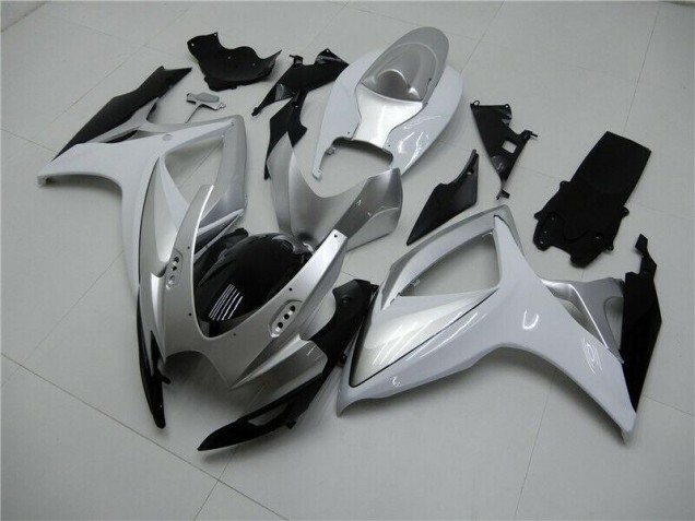 Buy 2006-2007 Silver Suzuki GSXR 600/750 Motorcycle Fairings Kits
