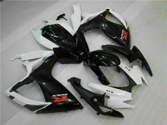 Buy 2006-2007 White Black Suzuki GSXR 600/750 Motorcycle Fairings Kit