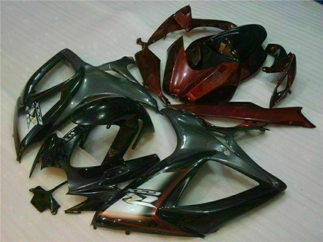 Buy 2006-2007 Black Red Suzuki GSXR 600/750 Motorcycle Fairings