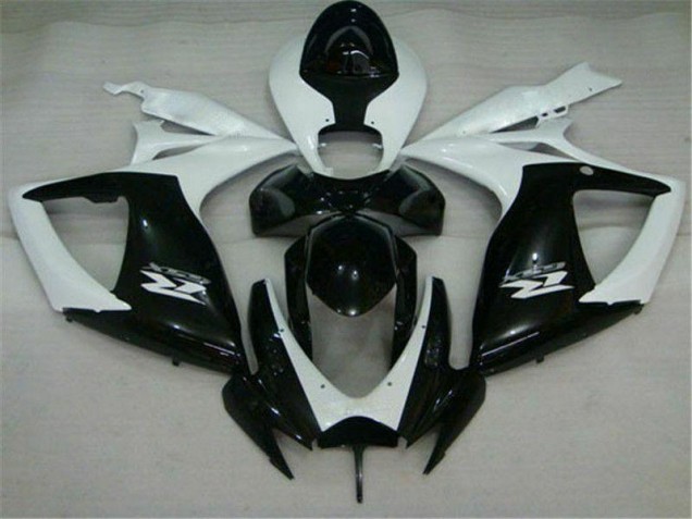 Buy 2006-2007 Black White Suzuki GSXR 600/750 Motorcycle Replacement Fairings Buy 2006-2007 Black White Suzuki GSXR 600/750 Motorcycle Replacement Fairings