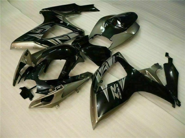 Buy 2006-2007 Black Grey Suzuki GSXR 600/750 Motorcycle Replacement Fairings