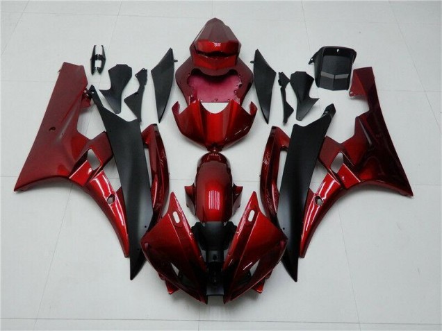 Buy 2006-2007 Red Black Yamaha YZF R6 Bike Fairings Buy 2006-2007 Red Black Yamaha YZF R6 Bike Fairings