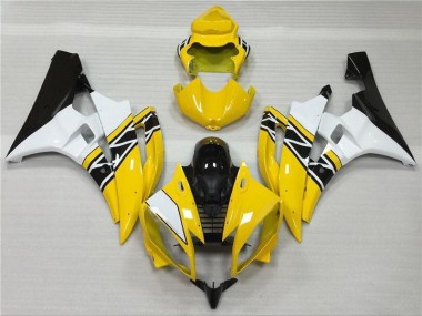 Buy 2006-2007 Yellow White Black Yamaha YZF R6 Motorbike Fairing Kits