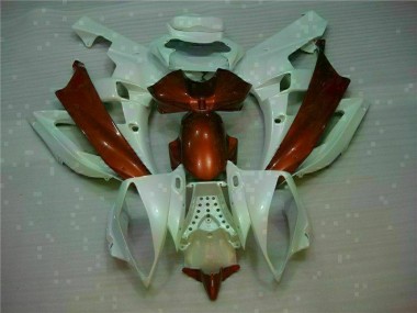 Buy 2006-2007 White Brown Yamaha YZF R6 Motorcylce Fairings
