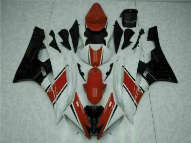 Buy 2006-2007 Red White Yamaha YZF R6 Motorcycle Fairings & Plastics
