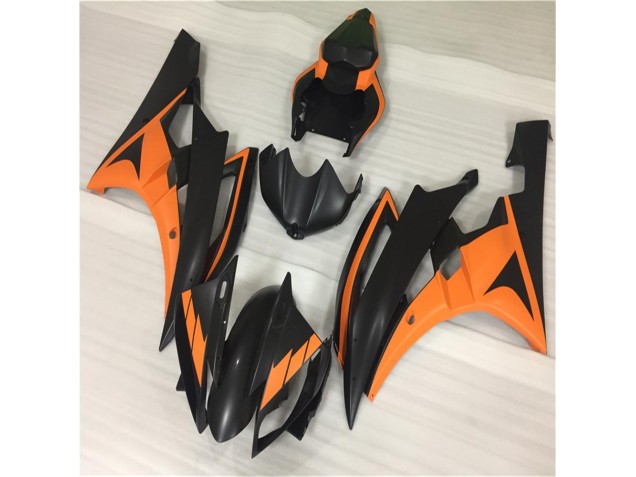 Buy 2006-2007 Orange Black Yamaha YZF R6 Bike Fairings