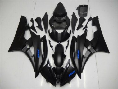 Buy 2006-2007 Black Blue Yamaha YZF R6 Bike Fairing Kit