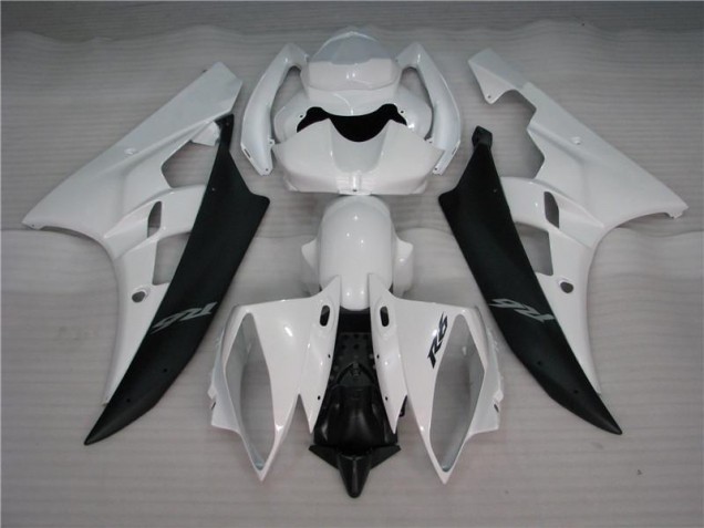 Buy 2006-2007 White Black Yamaha YZF R6 Motorcycle Bodywork