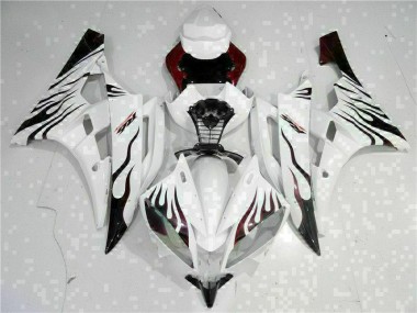 Buy 2006-2007 White Yamaha YZF R6 Motorcyle Fairings