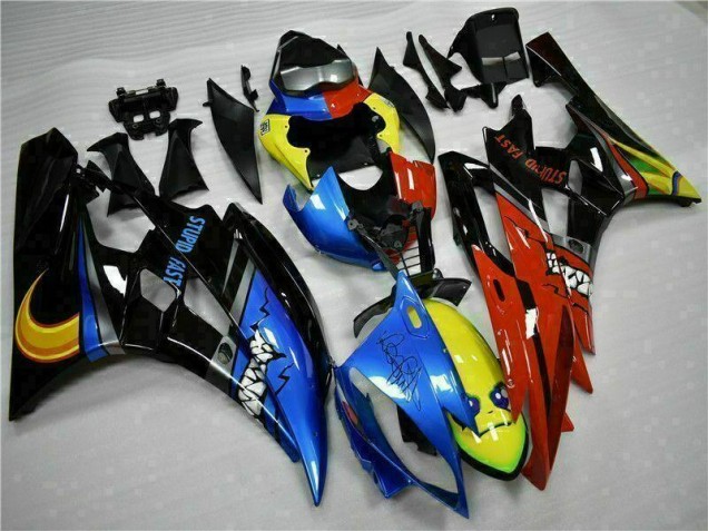 Buy 2006-2007 Yellow Blue Red Yamaha YZF R6 Motorcycle Fairings Kit