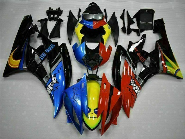 Buy 2006-2007 Yellow Blue Red Yamaha YZF R6 Motorcycle Fairings Kit