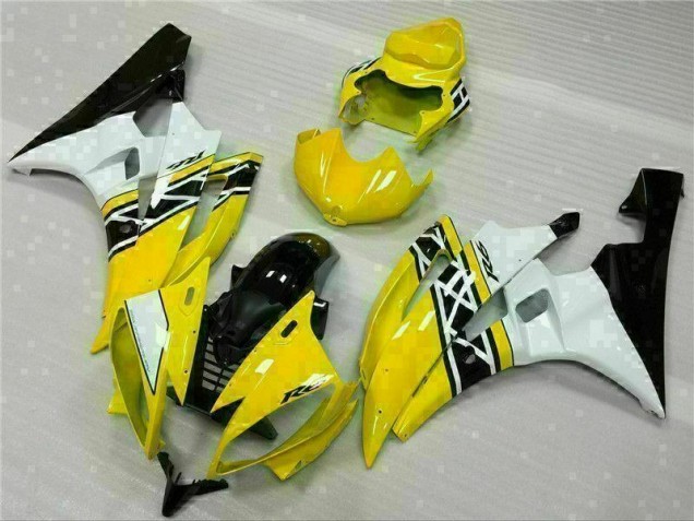 Buy 2006-2007 Yellow White Black Yamaha YZF R6 Motorcylce Fairings Buy 2006-2007 Yellow White Black Yamaha YZF R6 Motorcylce Fairings