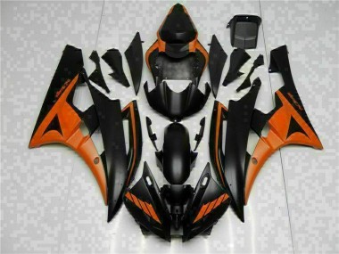 Buy 2006-2007 Orange Black Yamaha YZF R6 Bike Fairing