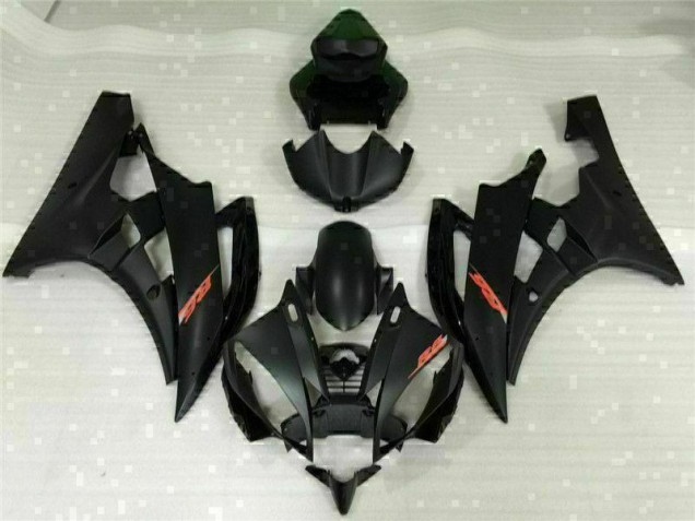 Buy 2006-2007 Black Yamaha YZF R6 Replacement Fairings