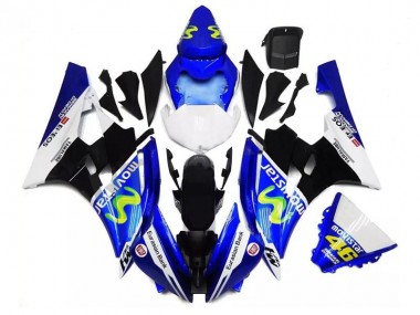 Buy 2006-2007 Blue Black White Yamaha YZF R6 Motor Fairings