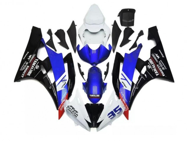 Buy 2006-2007 Blue White Yamaha YZF R6 Motorcycle Fairings Kit Buy 2006-2007 Blue White Yamaha YZF R6 Motorcycle Fairings Kit