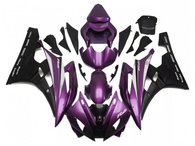 Buy 2006-2007 Purple Black Yamaha YZF R6 Motorcylce Fairings