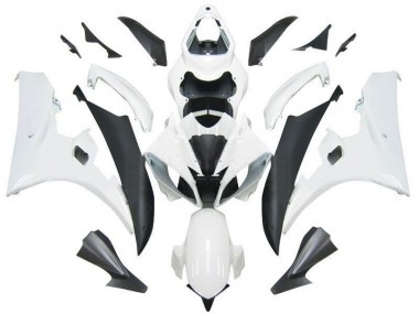 Buy 2006-2007 White Black Yamaha YZF R6 Motorcycle Fairings