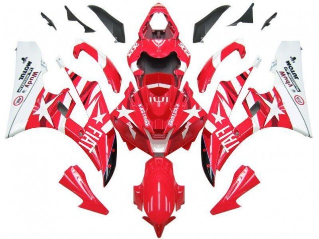 Buy 2006-2007 Red White Star Fiat Yamaha YZF R6 Motorbike Fairings Buy 2006-2007 Red White Star Fiat Yamaha YZF R6 Motorbike Fairings