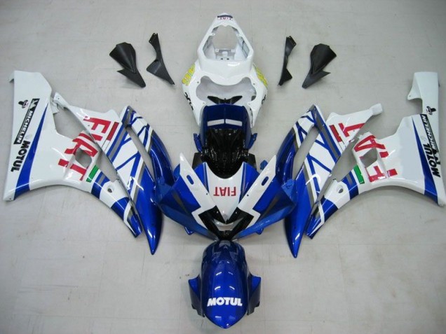 Buy 2006-2007 Blue White Motul Red Fiat Yamaha YZF R6 Motorcycle Fairings Kits Buy 2006-2007 Blue White Motul Red Fiat Yamaha YZF R6 Motorcycle Fairings Kits
