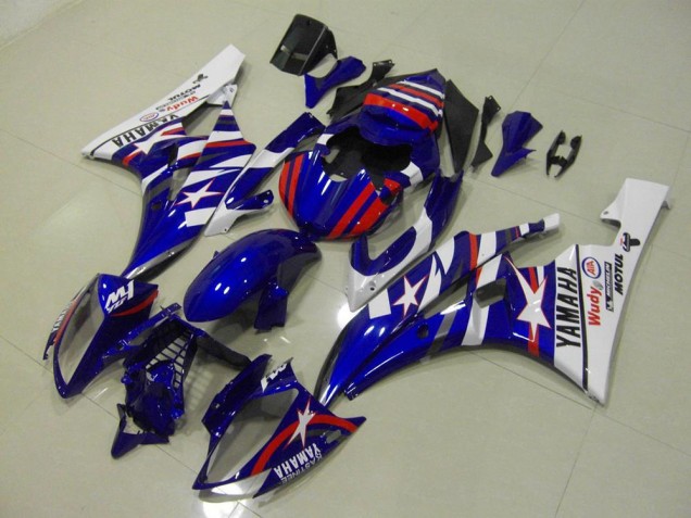 Buy 2006-2007 Red Blue Star Yamaha YZF R6 Bike Fairings Buy 2006-2007 Red Blue Star Yamaha YZF R6 Bike Fairings