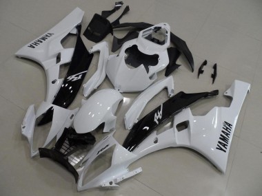 Buy 2006-2007 White and Black Yamaha YZF R6 Replacement Motorcycle Fairings