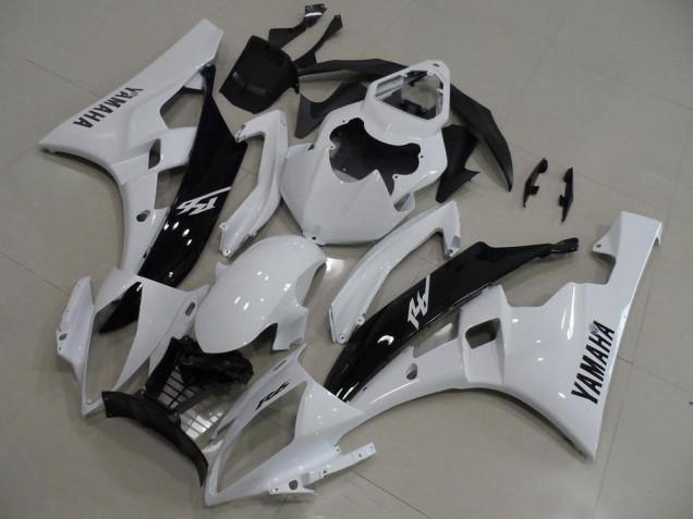 Buy 2006-2007 White and Black Yamaha YZF R6 Replacement Motorcycle Fairings Buy 2006-2007 White and Black Yamaha YZF R6 Replacement Motorcycle Fairings