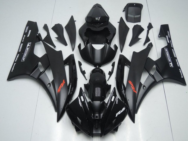 Buy 2006-2007 Matte Black and Glossy Black Yamaha YZF R6 Motorbike Fairing Kits Buy 2006-2007 Matte Black and Glossy Black Yamaha YZF R6 Motorbike Fairing Kits