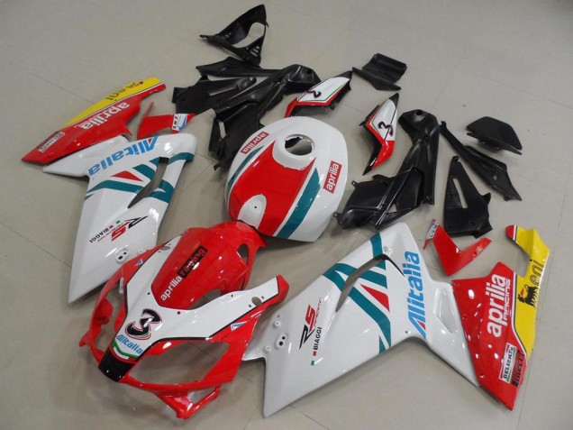 Buy 2006-2011 Red and Wihte Aprilia RS125 Bike Fairings Buy 2006-2011 Red and Wihte Aprilia RS125 Bike Fairings