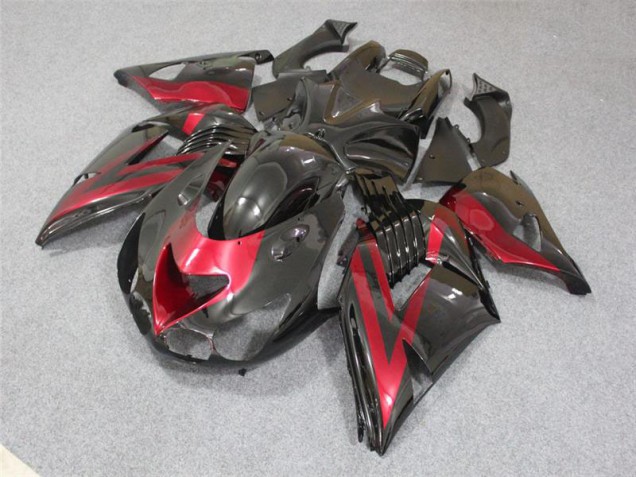 Buy 2006-2011 Black Red Kawasaki ZX14R ZZR1400 Bike Fairings Buy 2006-2011 Black Red Kawasaki ZX14R ZZR1400 Bike Fairings