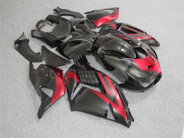 Buy 2006-2011 Black Red Kawasaki ZX14R ZZR1400 Bike Fairings Buy 2006-2011 Black Red Kawasaki ZX14R ZZR1400 Bike Fairings