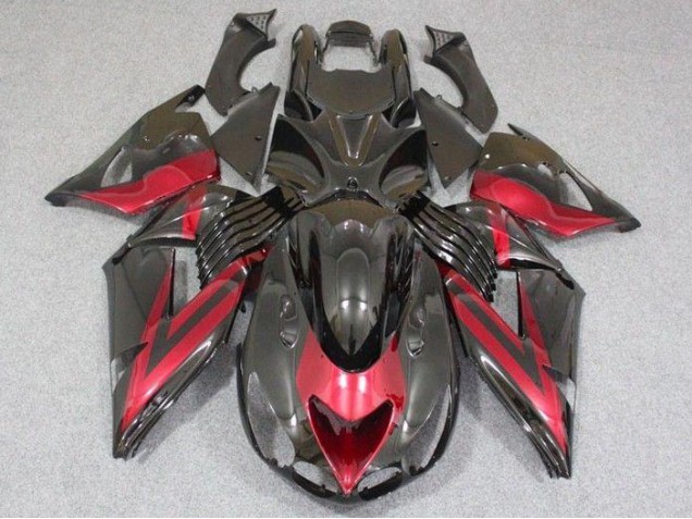Buy 2006-2011 Black Red Kawasaki ZX14R ZZR1400 Bike Fairings Buy 2006-2011 Black Red Kawasaki ZX14R ZZR1400 Bike Fairings