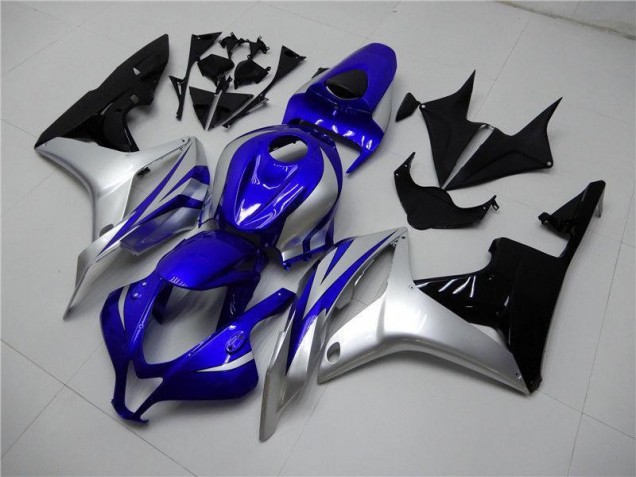 Buy 2007-2008 Blue Silver Black Honda CBR600RR Replacement Motorcycle Fairings Buy 2007-2008 Blue Silver Black Honda CBR600RR Replacement Motorcycle Fairings