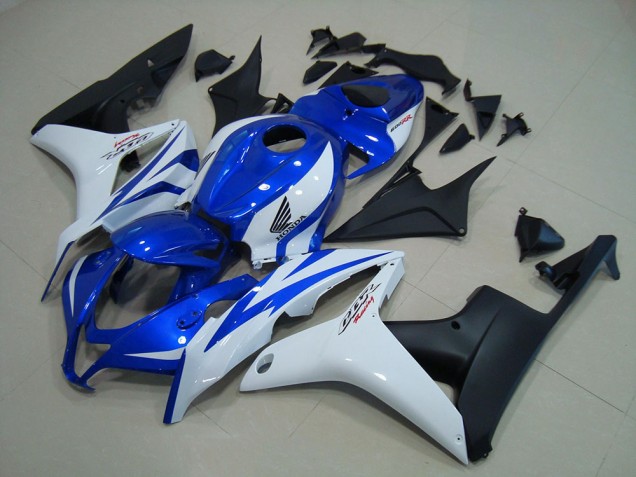 Buy 2007-2008 Blue White Matte Black Honda CBR600RR Motorcycle Replacement Fairings Buy 2007-2008 Blue White Matte Black Honda CBR600RR Motorcycle Replacement Fairings