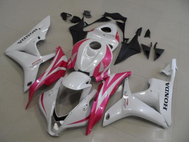 Buy 2007-2008 Pearl White with Pink Honda CBR600RR Motorbike Fairing