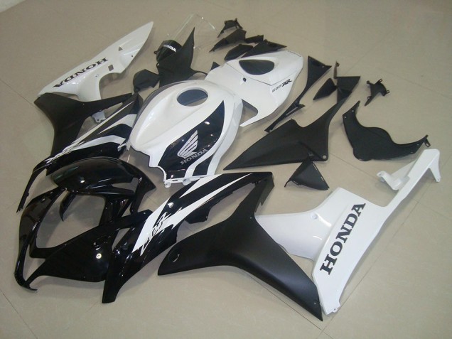 Buy 2007-2008 Matte Black White Honda CBR600RR Bike Fairing Kit Buy 2007-2008 Matte Black White Honda CBR600RR Bike Fairing Kit