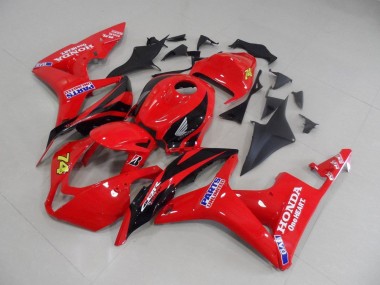 Buy 2007-2008 Red Black Race Honda CBR600RR Replacement Fairings