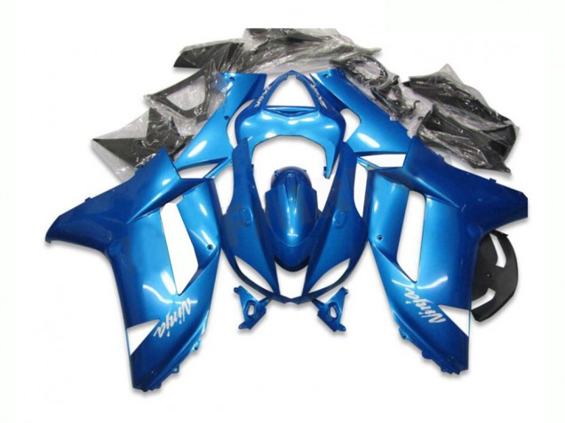Buy 2007-2008 Blue Kawasaki ZX6R Bike Fairing Kit Buy 2007-2008 Blue Kawasaki ZX6R Bike Fairing Kit