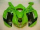 Buy 2007-2008 Green Black Dunlop Kawasaki ZX6R Motorbike Fairing Kits Buy 2007-2008 Green Black Dunlop Kawasaki ZX6R Motorbike Fairing Kits