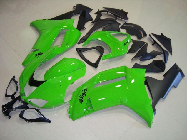 Buy 2007-2008 Green Matte Black Kawasaki ZX6R Motorcycle Fairing Buy 2007-2008 Green Matte Black Kawasaki ZX6R Motorcycle Fairing