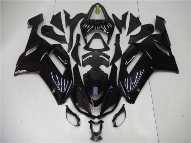 Buy 2007-2008 Glossy Black Kawasaki ZX6R Motorcycle Bodywork