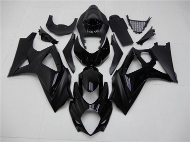 Buy 2007-2008 Glossy Matte Black Suzuki GSXR 1000 K7 Replacement Fairings