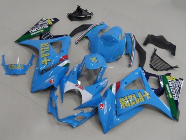 Buy 2007-2008 Light Blue Rizla Suzuki GSXR 1000 K7 Motorcycle Fairings Kit
