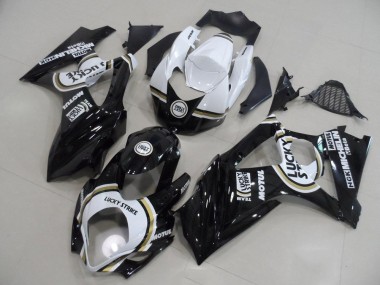 Buy 2007-2008 Black Lucky Strike Suzuki GSXR 1000 K7 Bike Fairings