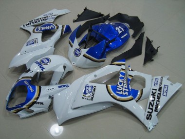 Buy 2007-2008 Blue Lucky Strike Suzuki GSXR 1000 K7 Motorbike Fairing